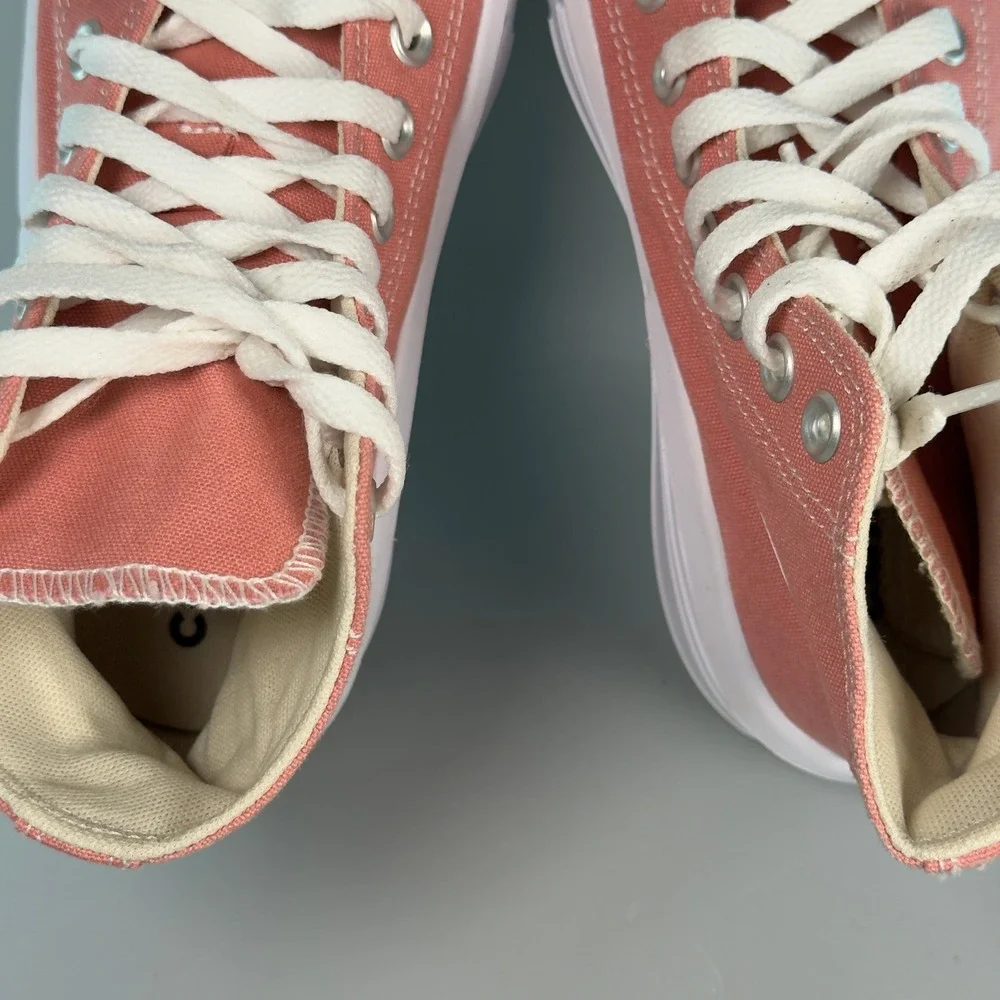 Converse Chuck Taylor All Star Move Platform Women 6 Hi Top Sneaker Pink Lace Up